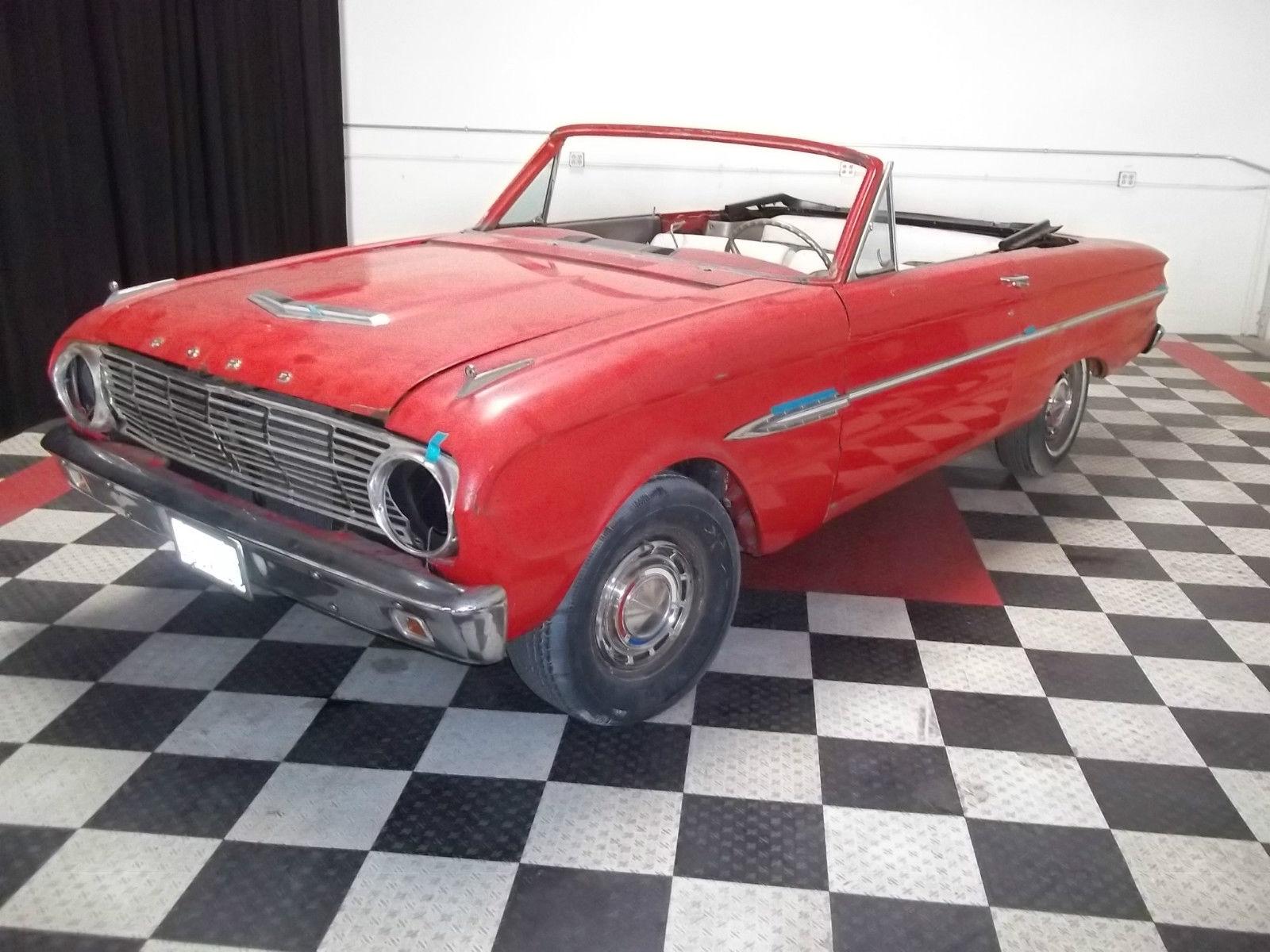 1963 Ford Falcon Convertible V8 4 Speed Project Car Original and