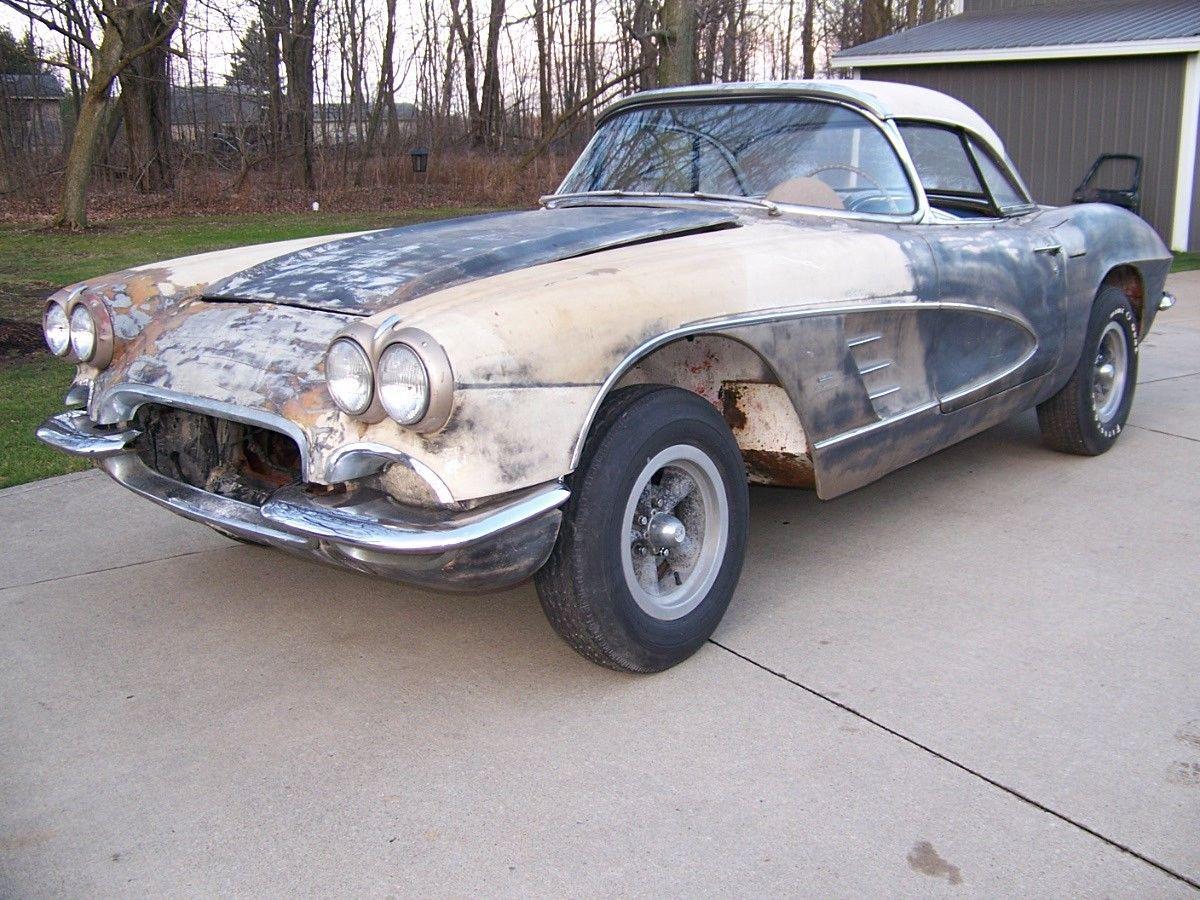 1961 Chevrolet Corvette project car for sale