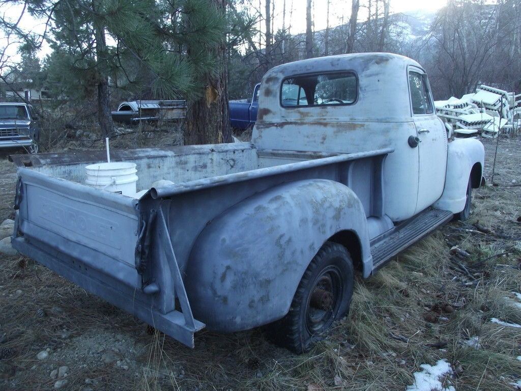 1951 Chevrolet Rare 3600 Series 3/4 Ton Pickup Truck Great Restoration Project