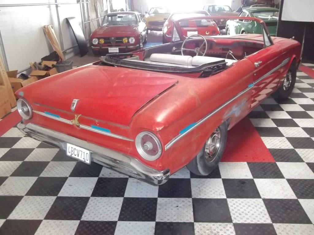 1963 Ford Falcon Convertible V8 4 Speed Project Car Original and Correct