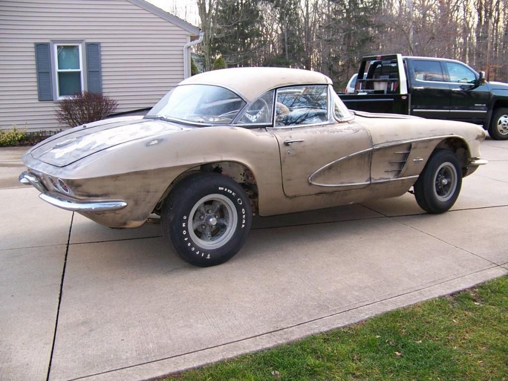 1961 Chevrolet Corvette project car for sale