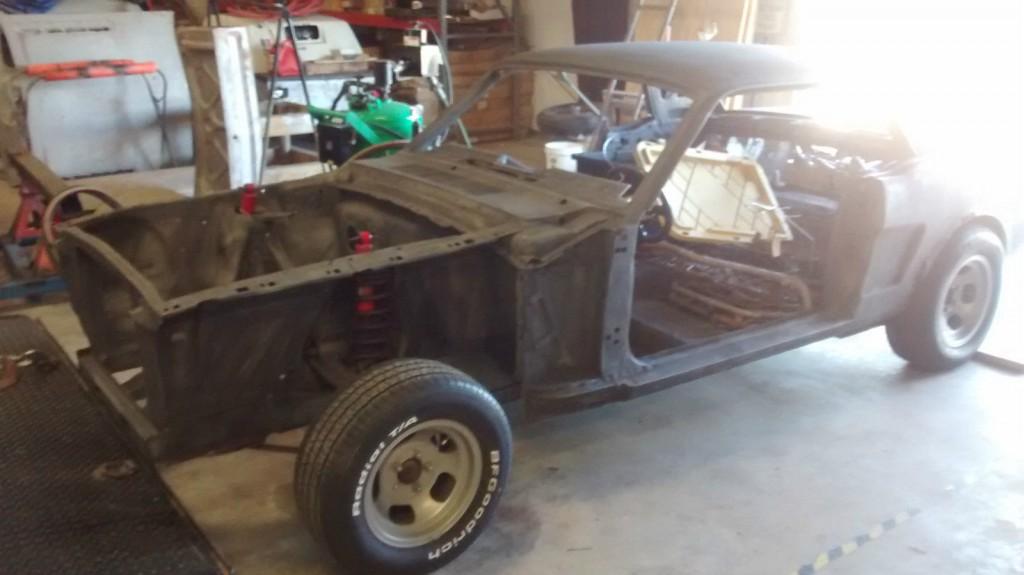 1966 Ford Mustang Shell and Parts Project Car