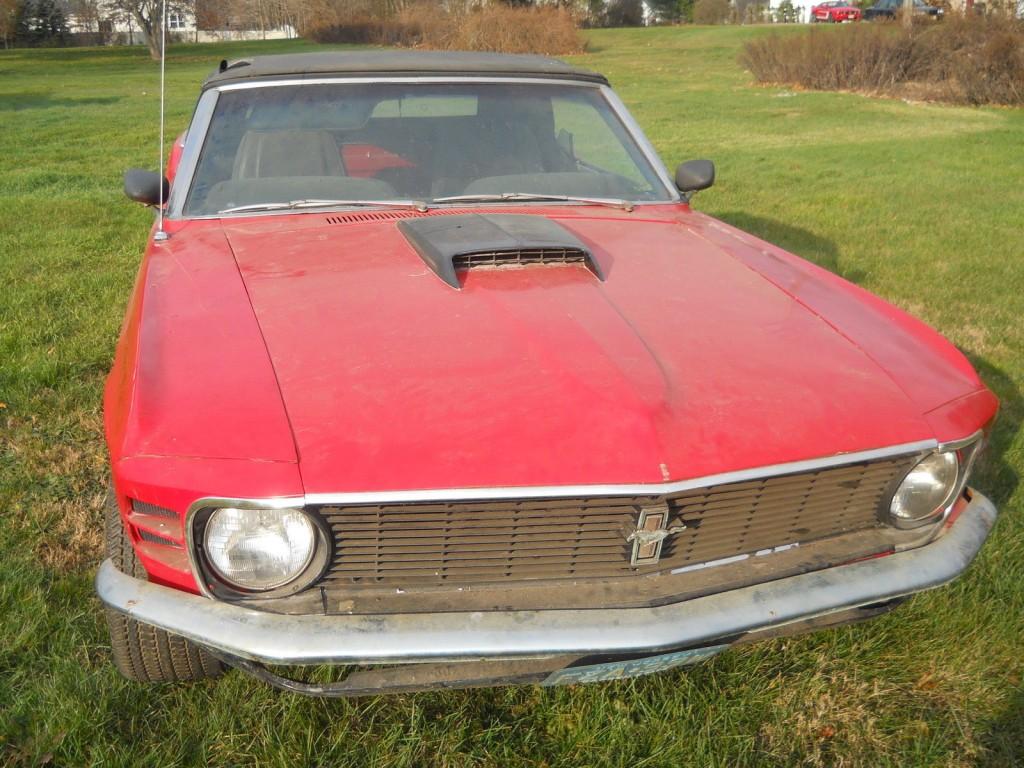 1970 FORD Mustang Original 302 V8 Convertible Restoration Project CAR