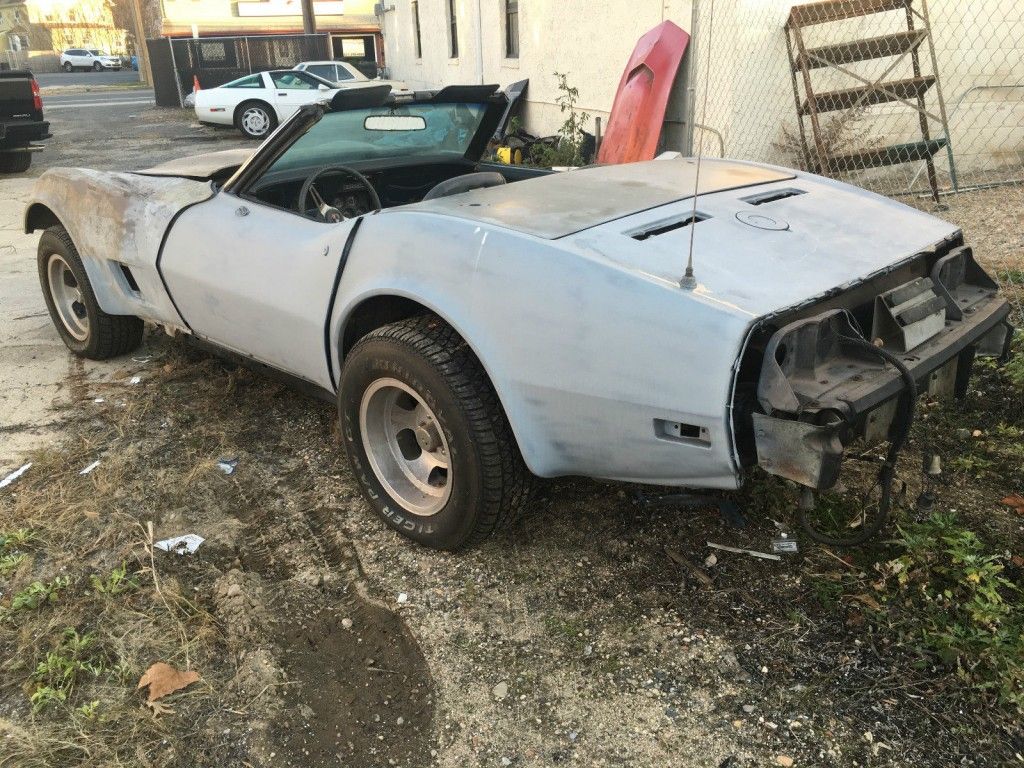 1975 Corvette Convertible Numbers Matching Frame Off Started Project Great PRICE
