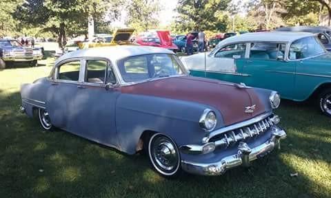 1954 Chevy Belair 4dr Project with extras for sale