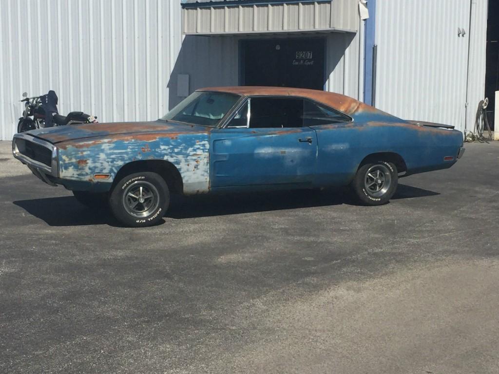 1970 Dodge Charger RT Project Car Overall Solid Car