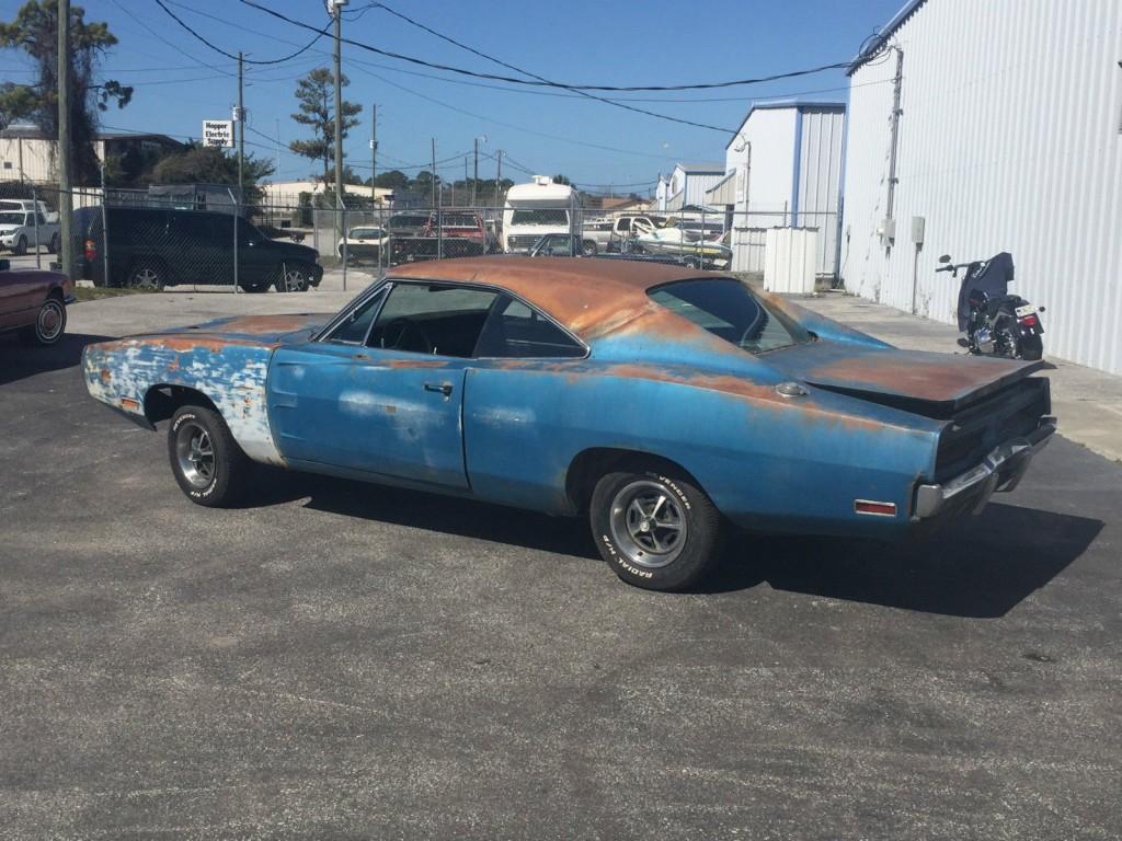 1970 Dodge Charger RT Project Car Overall Solid Car