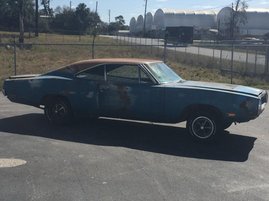 1970 Dodge Charger RT Project Car Overall Solid Car