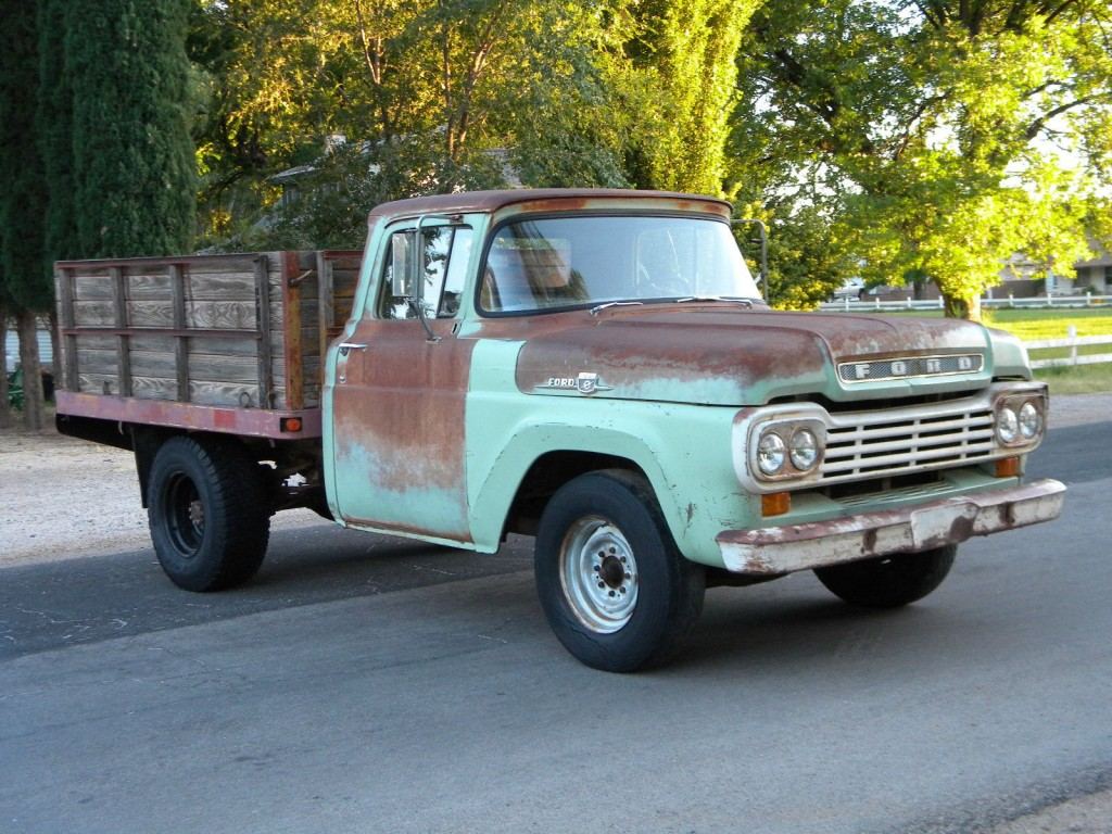 1959 Ford F 250 Stake Bed Ranch Truck