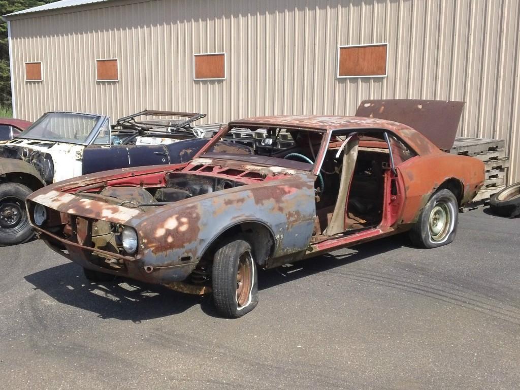 1968 Chevrolet Camaro Project car with VIN