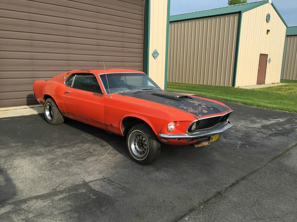 1969 Ford Mustang Fastback Sport roof project car