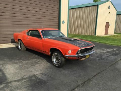 1969 Ford Mustang Fastback Sport roof project car for sale