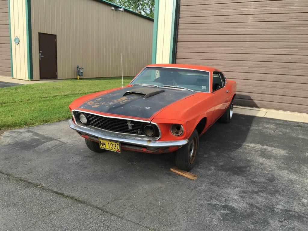 1969 Ford Mustang Fastback Sport roof project car