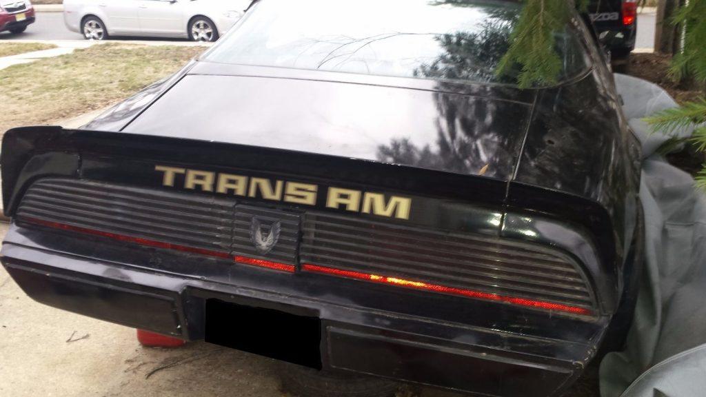 Project ready to be built: 1981 Pontiac Trans Am T-Tops car