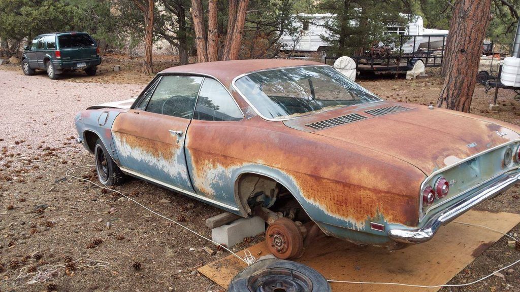 No engine 1968 Chevrolet Corvair Monza project