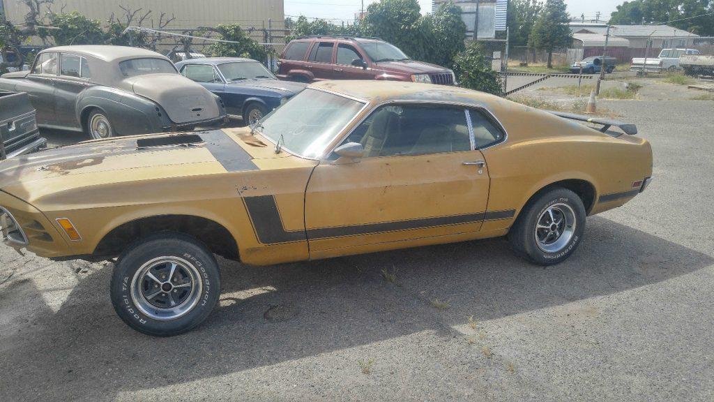 Factory 4-speed 1970 Ford Mustang Boss 302 project
