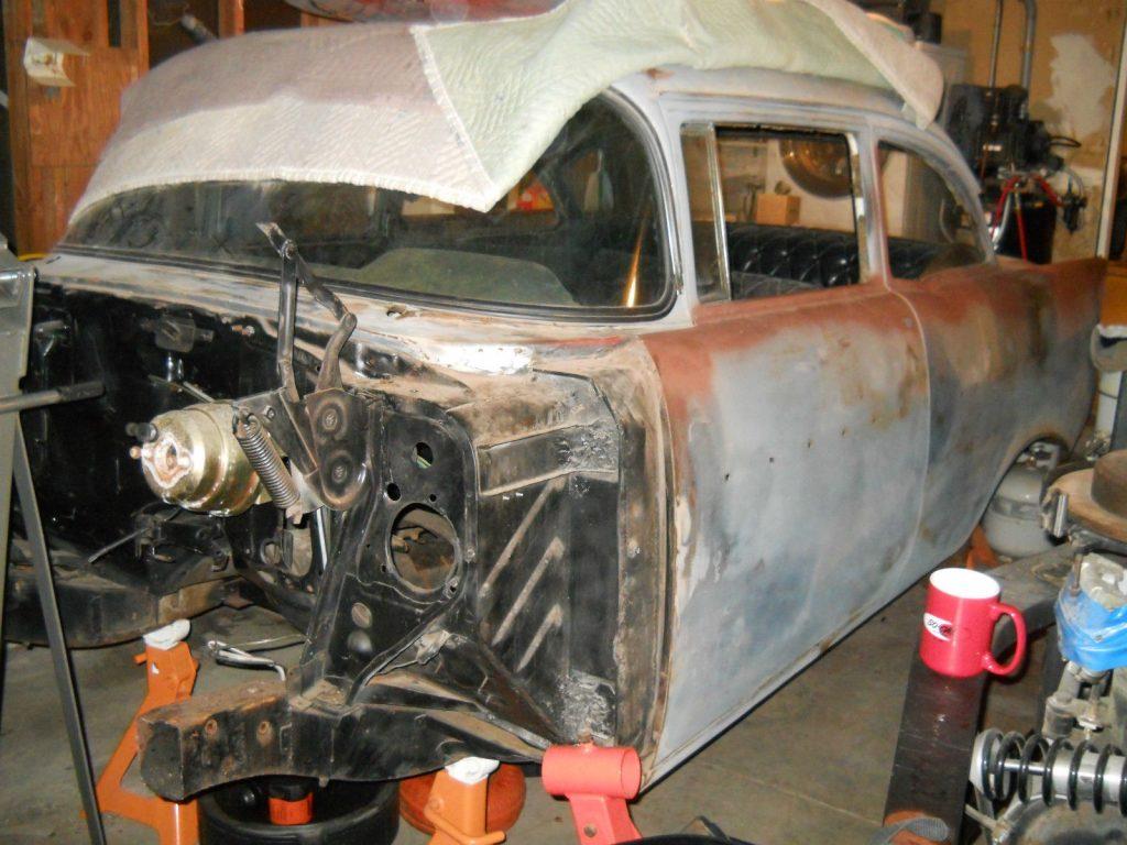 Needs front clip 1957 Chevrolet Bel Air/150/210 project