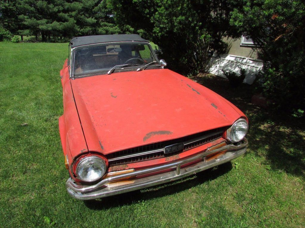 British classic 1971 Triumph TR 6 project