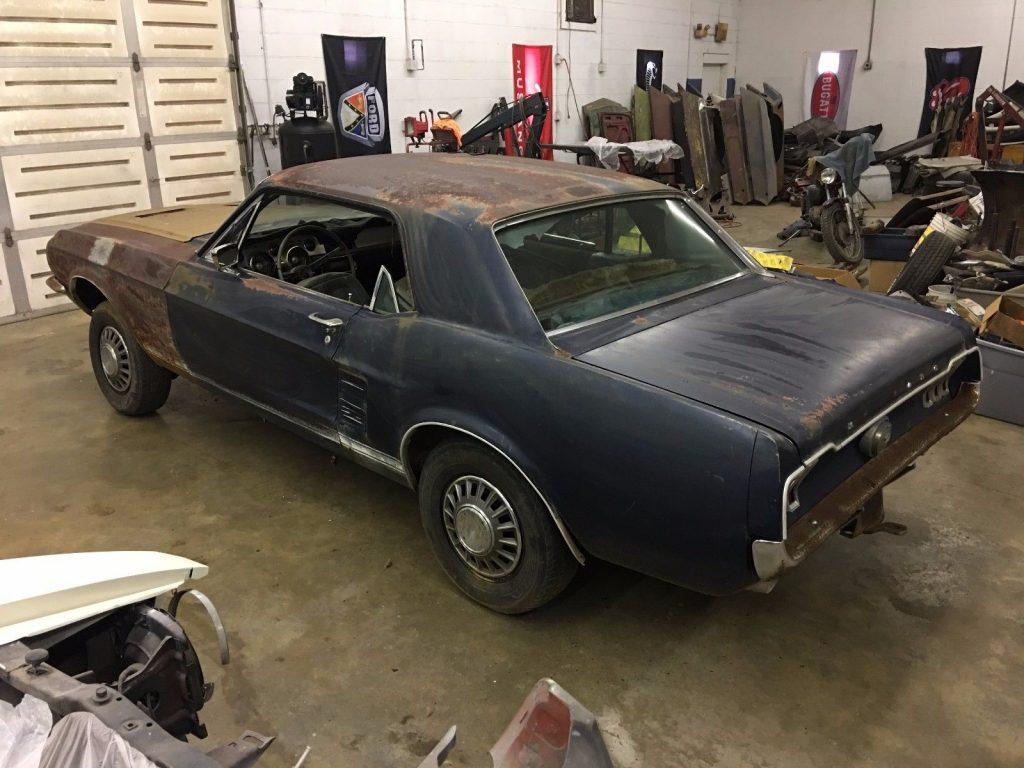 Factory 4 speed 1967 Ford Mustang GT project