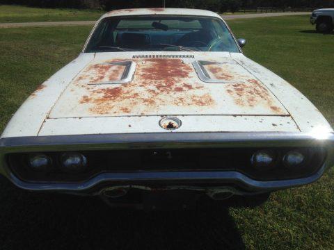 Missing drivetrain 1971 Plymouth Road Runner project for sale