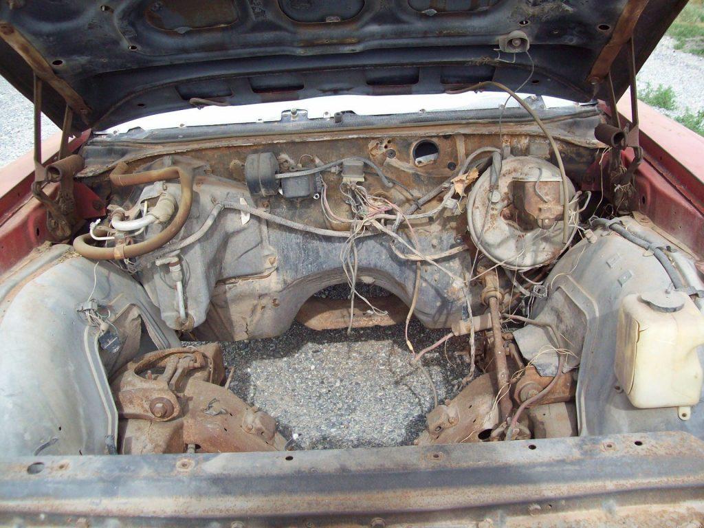 Missing drivetrain 1972 Oldsmobile Cutlass S project