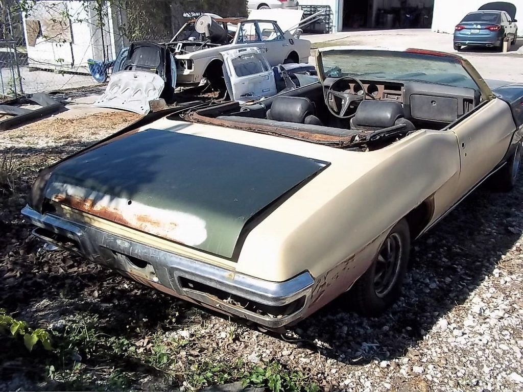 Mostly complete 1970 Pontiac GTO Convertible project