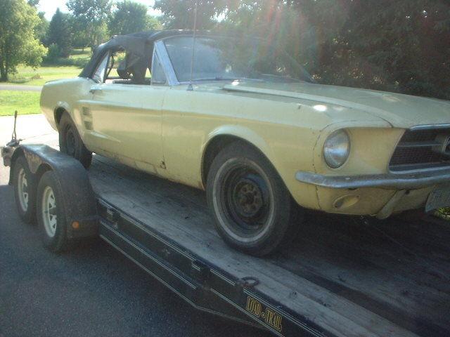 complete 1967 Ford Mustang project