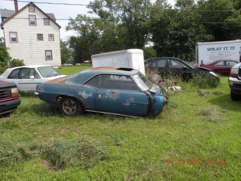 Half of car missing 1969 Chevrolet Camaro project for sale