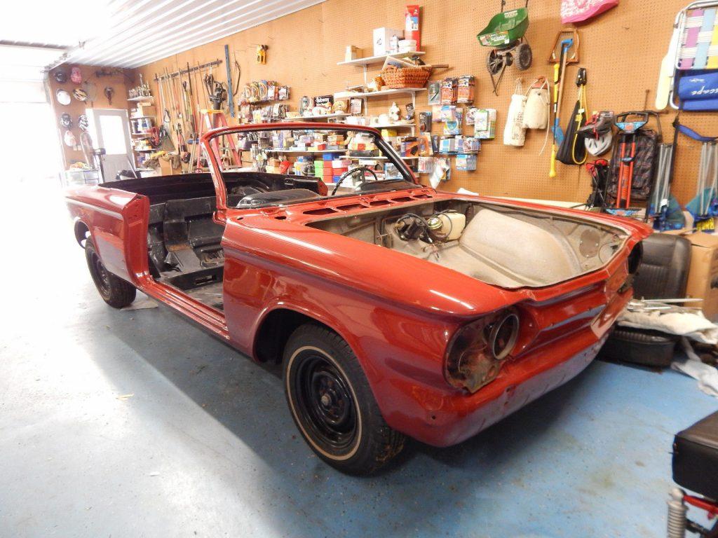 partly restored 1963 Chevrolet Corvair project