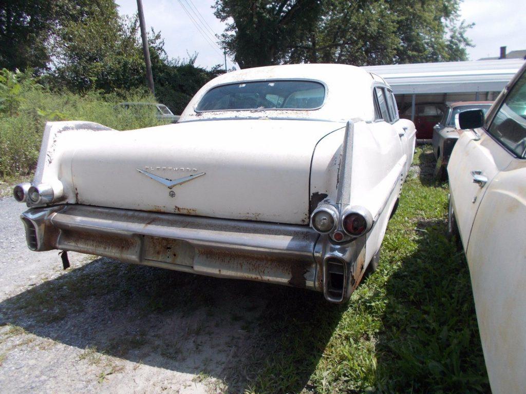 vintage 1957 Cadillac Fleetwood limousine