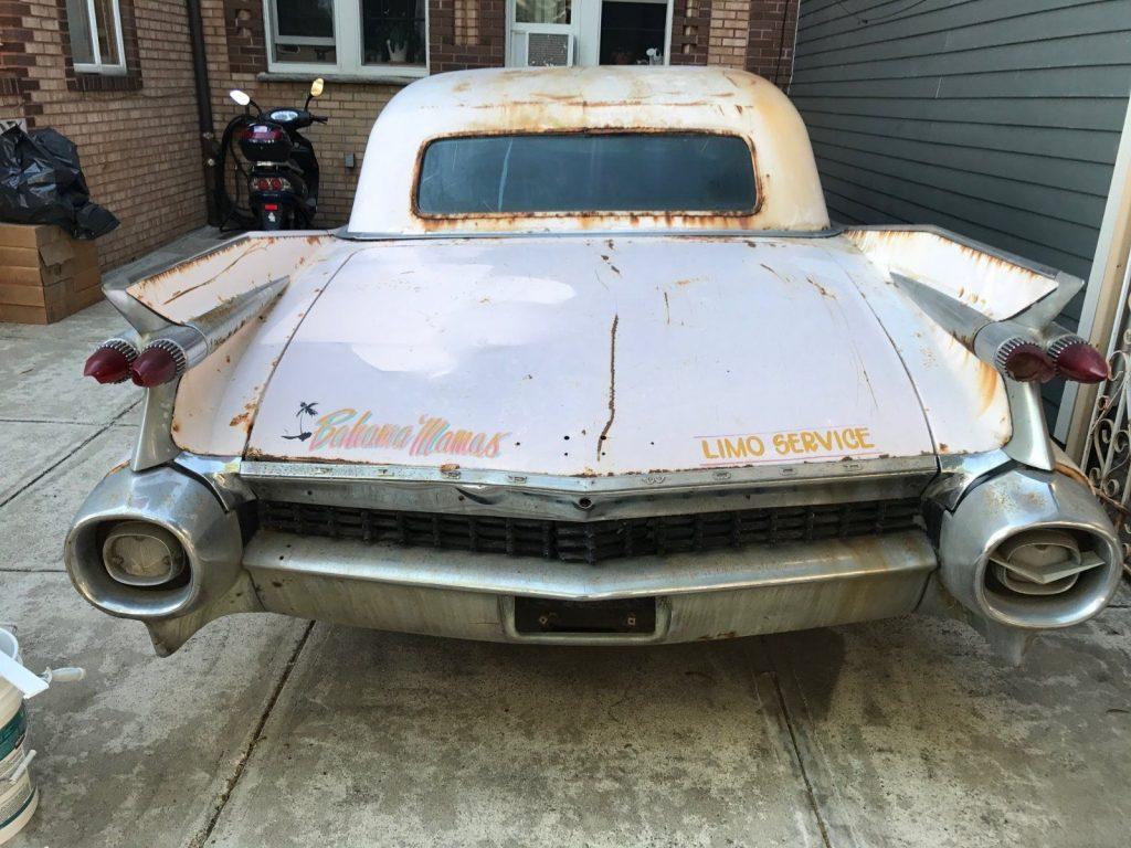 warehouse find 1959 Cadillac Fleetwood 75 series project