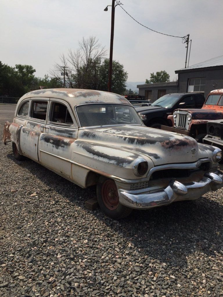 almost complete 1951 Cadillac hearse project