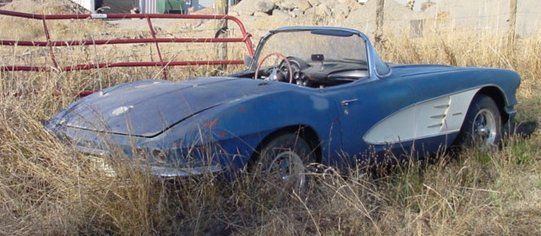 barn find 1961 Chevrolet Corvette Convertible project