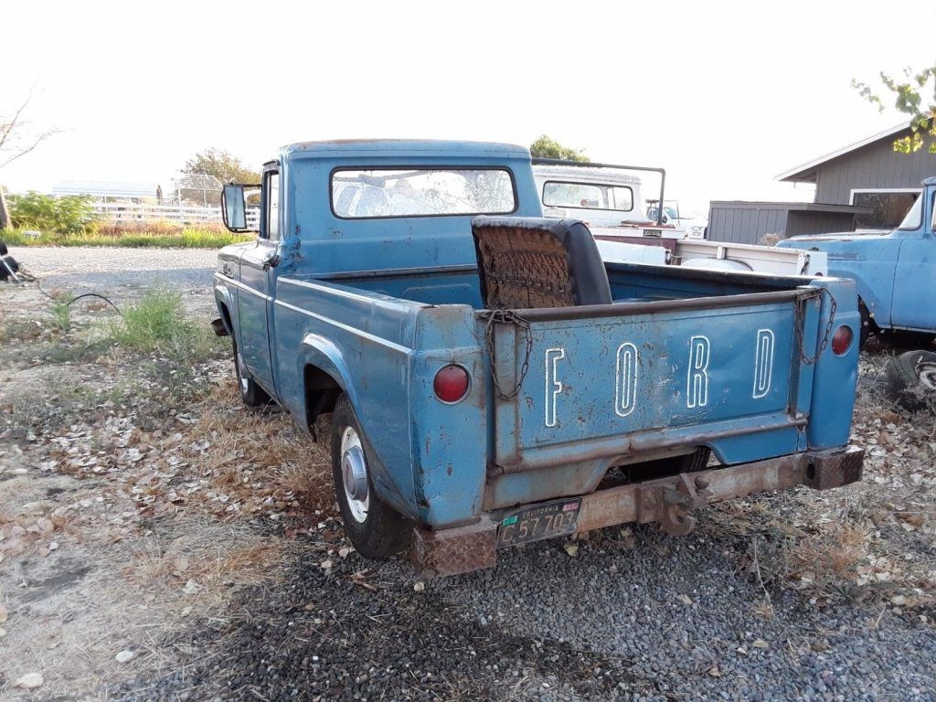 vintage 1959 Ford F 100 shortbed project
