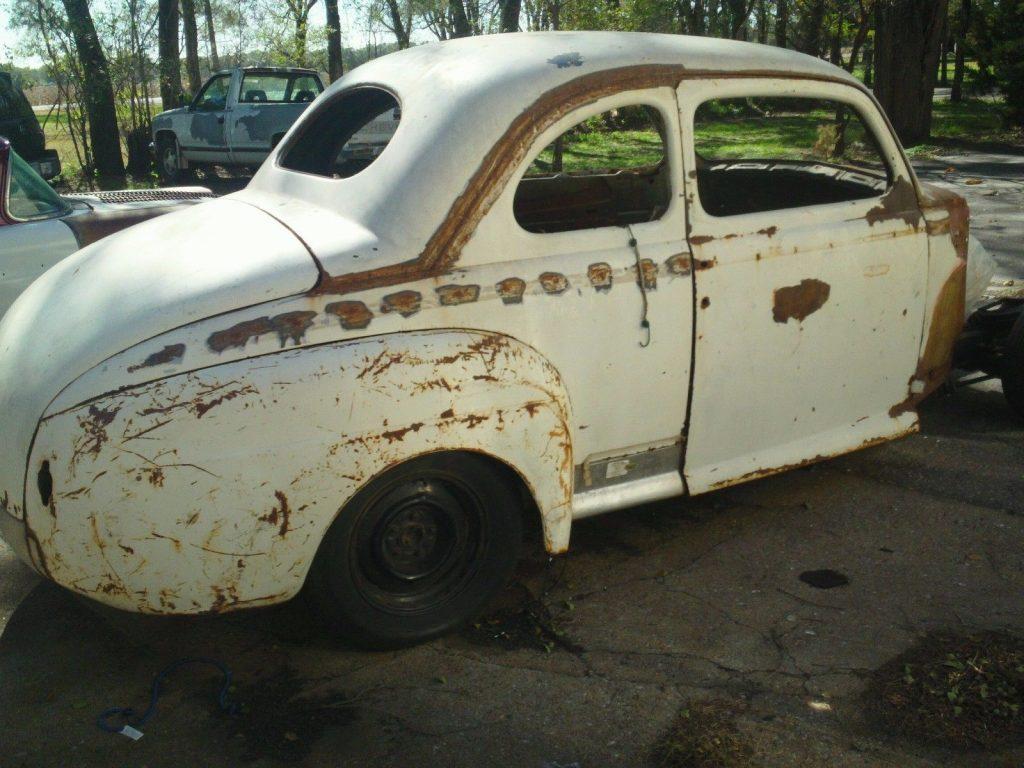 new body mounts 1941 Ford coupe hot rod project