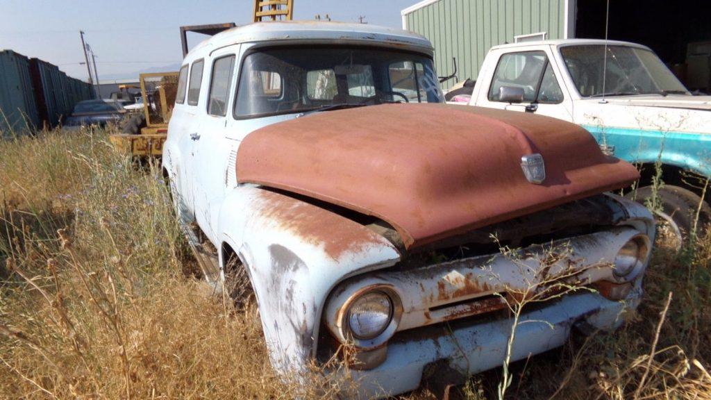 rare Factory Conversion 1956 Ford F 100 Panel project