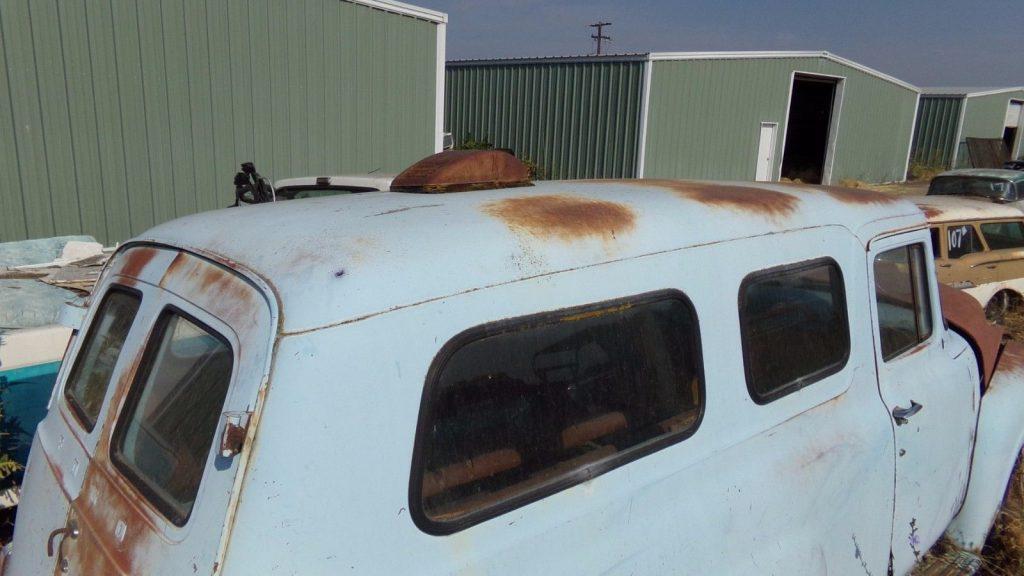 rare Factory Conversion 1956 Ford F 100 Panel project