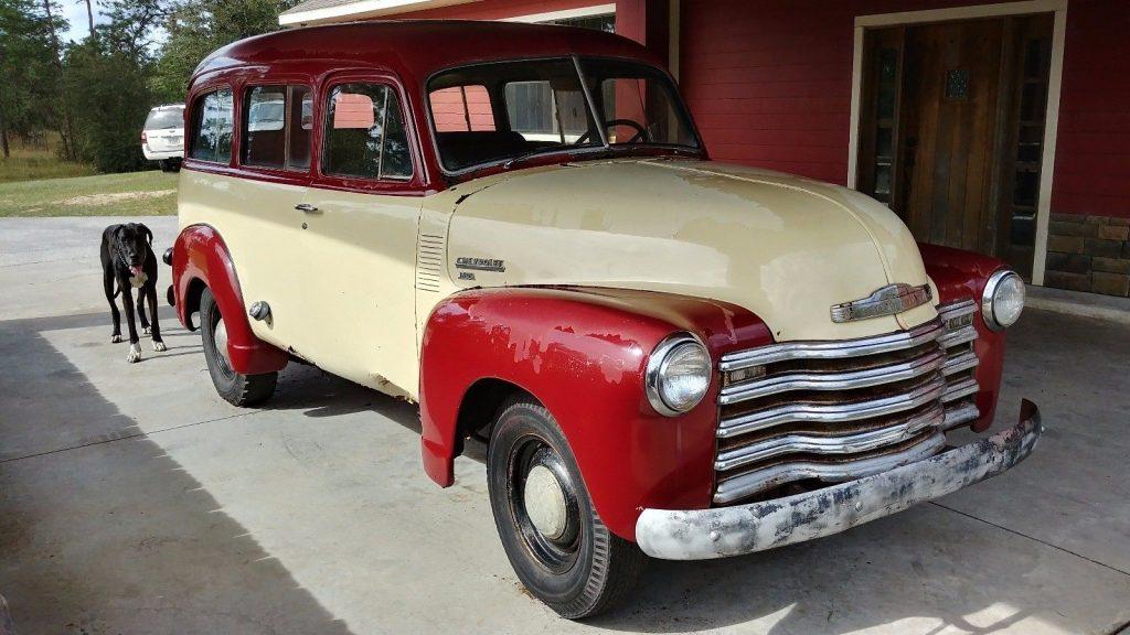 barn find 1950 Chevrolet Pickups Suburban 3100 project