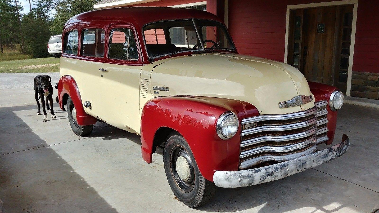 barn find 1950 Chevrolet Pickups Suburban 3100 project for