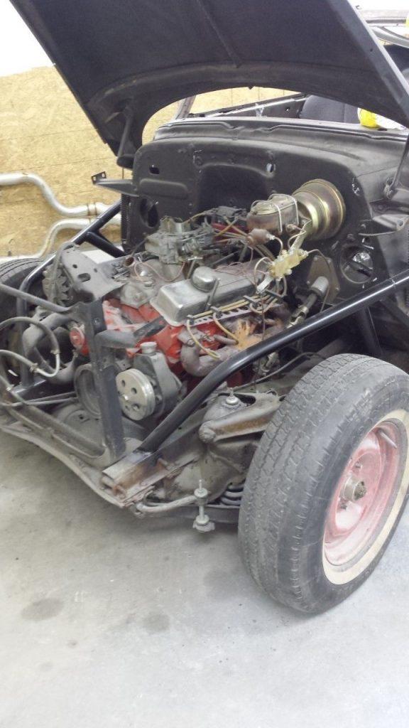 modified 1950 Chevrolet rat rod project