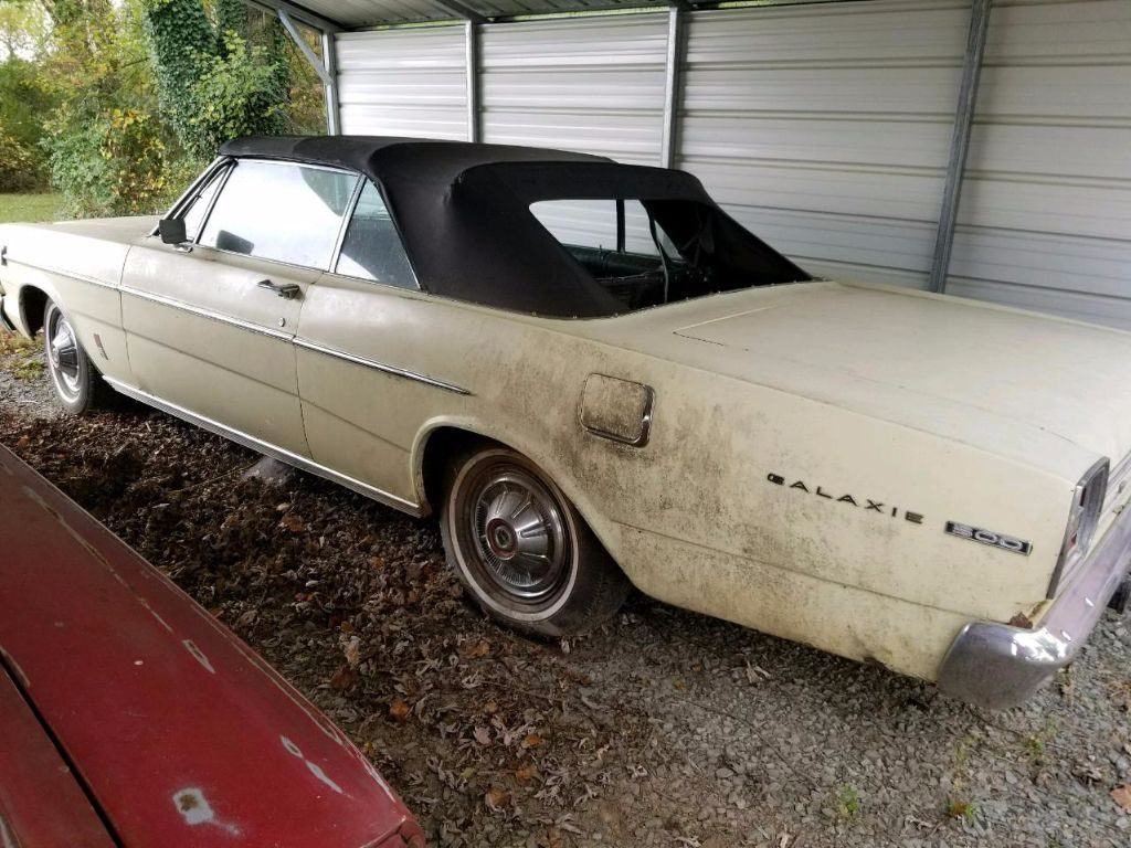 running engine 1966 Ford Galaxie convertible project