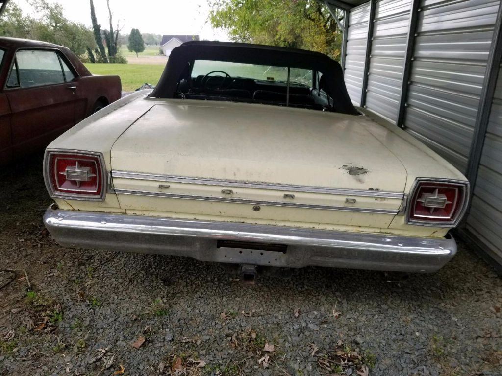 running engine 1966 Ford Galaxie convertible project