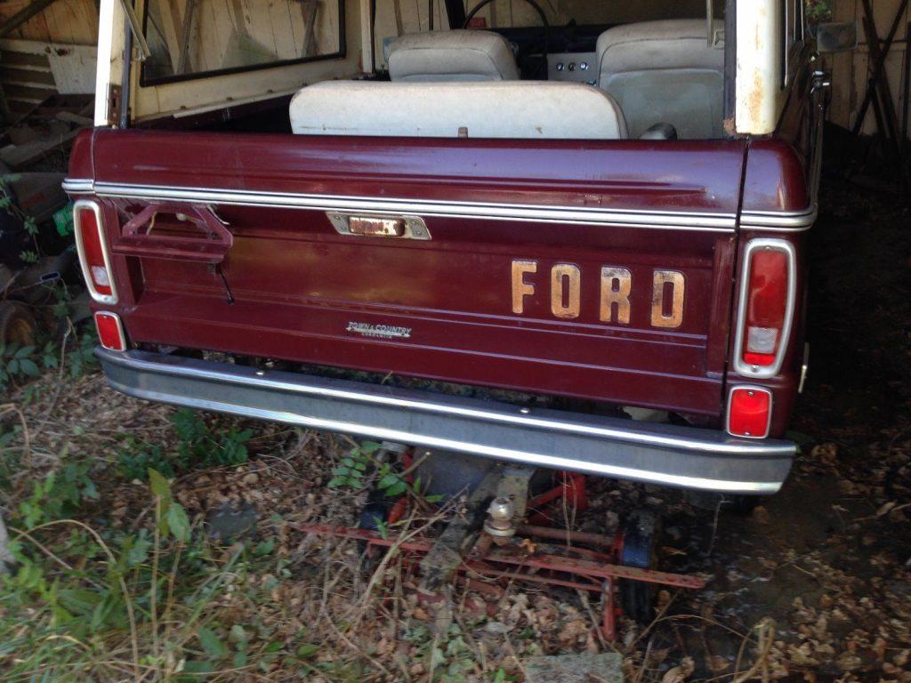 some rust 1969 Ford Bronco Sport project