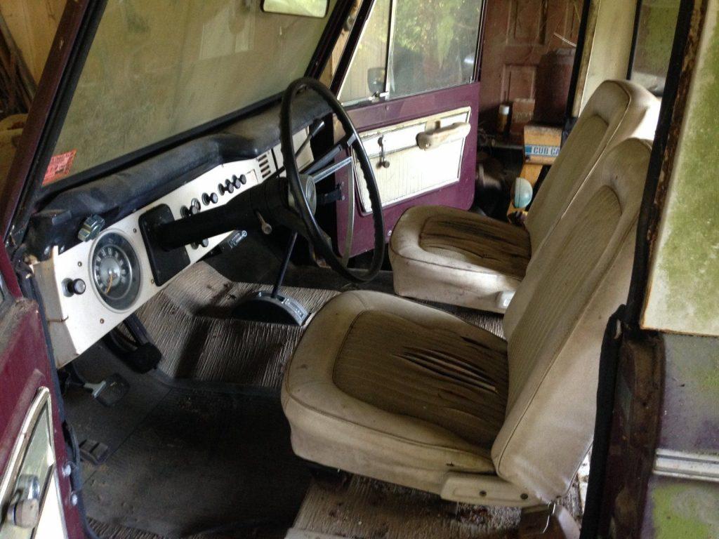 some rust 1969 Ford Bronco Sport project
