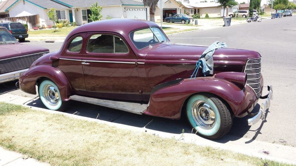 unfinished hot rod 1938 Oldsmobile Coupe project