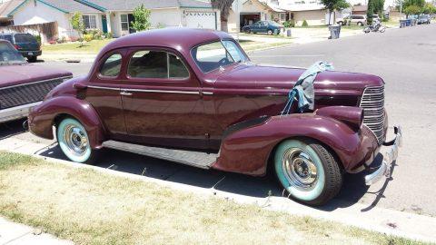 unfinished hot rod 1938 Oldsmobile Coupe project for sale