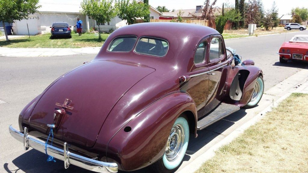 unfinished hot rod 1938 Oldsmobile Coupe project
