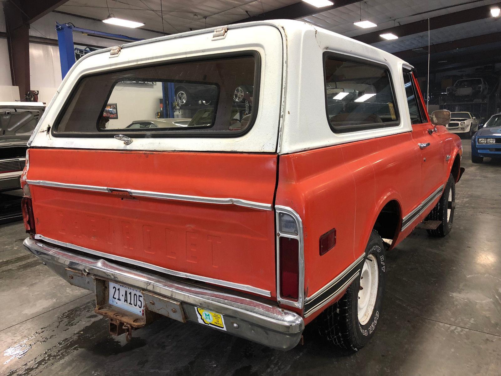 almost complete 1972 Chevrolet Blazer project for sale