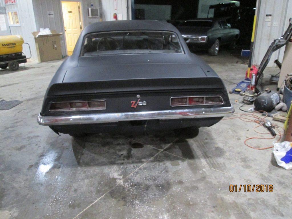 quite solid 1969 Chevrolet Camaro Z28 project