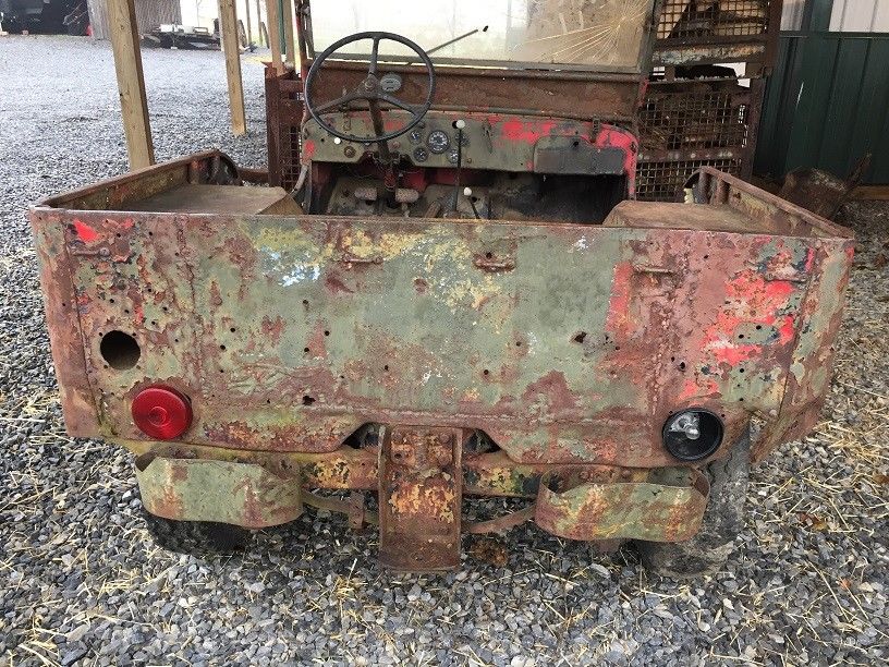 rusty 1942 Ford GPW project